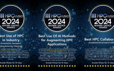 Parkinson’s Research, Evolution of Vocalization, AI Training Tool, and National AI Collaboration Underlie Four HPCwire Awards to PSC